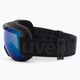Gogle narciarskie UVEX Downhill 2000 FM black mat/mirror blue/clear 4