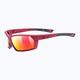 Okulary przeciwsłoneczne UVEX Sportstyle 225 Pola red grey mat 5