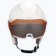 Kask narciarski damski UVEX Hlmt 600 visor all white mat 2
