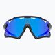 Okulary przeciwsłoneczne UVEX Sportstyle 228 black mat/mirror blue 7