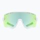 Okulary przeciwsłoneczne UVEX Sportstyle 236 Set white matt/mirror green/clear 2