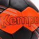 Piłka do piłki ręcznej Kempa Leo pomarańczowa/czarna rozmiar 3 3
