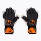 Rękawice bramkarskie uhlsport Speed Contact Soft Flex Frame czarne/białe/neonowe pomarańczowe
