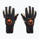 Rękawice bramkarskie uhlsport Speed Contact Absolutgrip Finger Surround czarne/białe/pomarańczowe