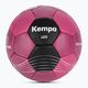 Piłka do piłki ręcznej Kempa Leo burgundowy/czarny rozmiar 0