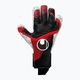 Rękawice bramkarskie uhlsport Powerline Supergrip+ Hn czarne/czerwone/białe