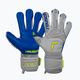 Rękawice bramkarskie Reusch Attrakt Freegel Gold Finger Support vapor gray/safety yellow/deep blue 5