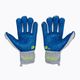 Rękawice bramkarskie dziecięce Reusch Attrakt Fusion Finger Support Guardian vapor gray/yellow 2