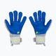 Rękawice bramkarskie dziecięce Reusch Attrakt Freegel Silver vapor gray/safety yellow/blue 2
