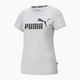 Koszulka damska PUMA ESS Logo light gray heather 4