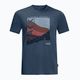 Koszulka trekkingowa męska Jack Wolfskin Crosstrail Graphic thunder blue 3