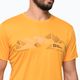 Koszulka trekkingowa męska Jack Wolfskin Peak Graphic orange pop 3