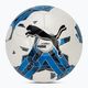 Piłka do piłki nożnej PUMA Orbita 5 HYB puma white/electric blue rozmiar 4