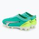 Buty piłkarskie dziecięce PUMA Ultra Match LL FG/AG electric peppermint/puma white/fast yellow 3