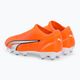 Buty piłkarskie dziecięce PUMA Ultra Match LL FG/AG ultra orange/puma white/blue glimmer 3