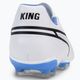 Buty piłkarskie męskie PUMA King Pro FG/AG puma white/black/blue glimmer/ultra orange 8