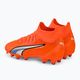 Buty piłkarskie dziecięce PUMA Ultra Pro FG/AG ultra orange/puma white/blue glimmer 3