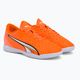 Buty piłkarskie dziecięce PUMA Ultra Play IT ultra orange/puma white/blue glimmer 4
