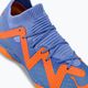 Buty piłkarskie dziecięce PUMA Future Match IT + Mid blue glimmer/puma white/ultra orange 10