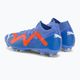 Buty piłkarskie męskie PUMA Future Match MXSG blue glimmer/puma white/ultra orange 3