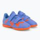 Buty piłkarskie dziecięce PUMA Future Play IT V blue glimmer/puma white/ultra orange 4