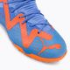 Buty piłkarskie dziecięce PUMA Future Match TT + Mid blue glimmer/puma white/ultra orange 7