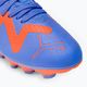 Buty piłkarskie dziecięce PUMA Future Play FG/AG blue glimmer/puma white/ultra orange 7