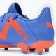 Buty piłkarskie dziecięce PUMA Future Play FG/AG blue glimmer/puma white/ultra orange 8