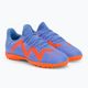 Buty piłkarskie dziecięce PUMA Future Play TT blue glimmer/puma white/ultra orange 4