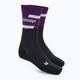 Skarpety kompresyjne do biegania damskie CEP 4.0 Mid Cut violet/black