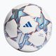 Piłka do piłki nożnej adidas UCL League 23/24 white/silver metallic/bright cyan/royal blue rozmiar 5