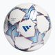 Piłka do piłki nożnej adidas UCL League 23/24 white/silver metallic/bright cyan/royal blue rozmiar 5 2