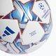 Piłka do piłki nożnej adidas UCL League 23/24 white/silver metallic/bright cyan rozmiar 5 4