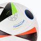 Piłka do piłki nożnej adidas Fussballliebe Competition EURO 2024 white/black/glow blue rozmiar 4 3