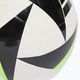 Piłka do piłki nożnej adidas Fussballiebe Club white/black/solar green rozmiar 4 4