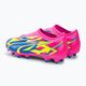 Buty piłkarskie dziecięce PUMA Ultra Match LL Energy FG/AG luminous pink/ultra blue/yellow alert 3