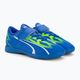 Buty piłkarskie dziecięce PUMA Ultra Play IT V ultra blue/puma white/pro green 4