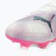 Buty piłkarskie PUMA Future 7 Ultimate Low FG/AG white/black/poison pink/bright aqua/silver mist 7