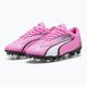 Buty piłkarskie dziecięce PUMA Ultra Play FG/AG Jr poison pink/puma white/puma black 10