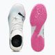 Buty piłkarskie dziecięce PUMA 7 Match IT + Mid puma white/puma black/poison pink 11