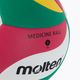 Piłka do siatkówki Molten V5M9000-M biała/czerwona/zielona rozmiar 5 3