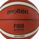 Piłka do koszykówki Molten B5G2000 FIBA pomarańczowa rozmiar 5 3