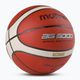 Piłka do koszykówki Molten B5G3000 brązowa rozmiar 5 2