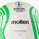 Piłka do piłki nożnej Molten F5C5000 official UEFA Conference League 2021/22 biała/zielona rozmiar 5 3