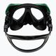 Maska do nurkowania TUSA Paragon czarna/zielona 5