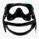 Maska do nurkowania TUSA Paragon S czarna/zielona 5