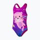 Strój pływacki jednoczęściowy dziecięcy Speedo Essential Applique purple/pink 4