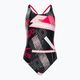 Strój pływacki jednoczęściowy dziecięcy Speedo Printed Tie-Back black/red