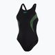 Strój pływacki jednoczęściowy damski Speedo Placement Muscleback black/tile/atomic lime 6