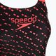 Strój pływacki jednoczęściowy damski Speedo Medley Logo Medalist black/siren red 8